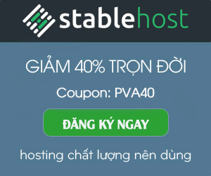 Stable Host Sale Off 40%
