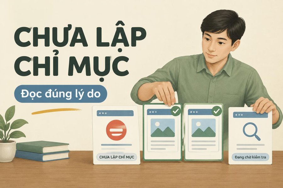 Ảnh đại diện chủ đề chưa lập chỉ mục, minh họa người chăm website phân loại các trạng thái