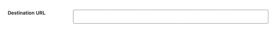 Ô Destination URL để nhập địa chỉ đích trong Rank Math