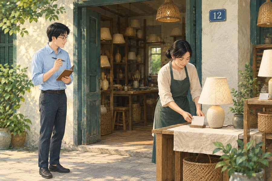 Người bán đổi thẻ tên sản phẩm nhưng giữ nguyên lối vào quen thuộc