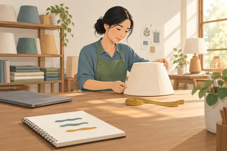 Người chủ xưởng ghi lại kết quả kiểm tra rồi tiếp tục hoàn thiện thông tin sản phẩm.
